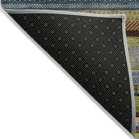 Addison Chantille ACN2218 Stripes Machine Made Transitional Olive Rug