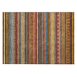 Addison Chantille ACN2218 Stripes Machine Made Transitional Paprika Rug
