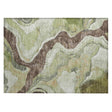 Addison Chantille ACN2219 Abstract Machine Made Transitional Aloe Rug