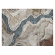 Addison Chantille ACN2219 Abstract Machine Made Transitional Beige Rug