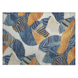 Addison Chantille ACN2220 Floral Machine Made Transitional Navy Rug