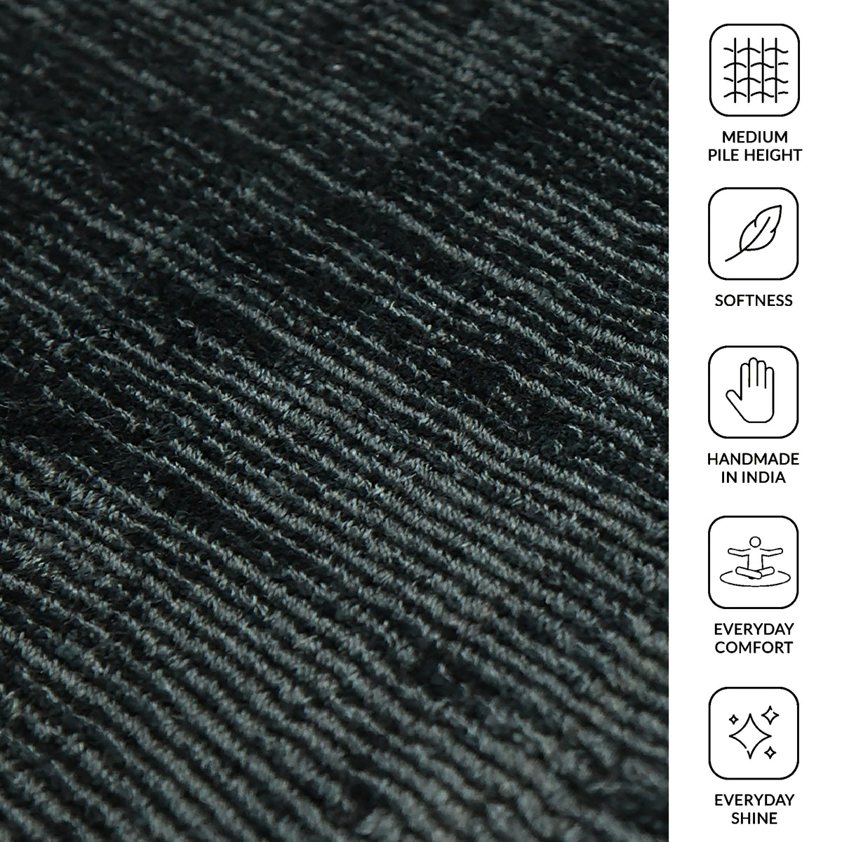 Amer Affinity AFN-12 Stone Gray area rug - infographic view