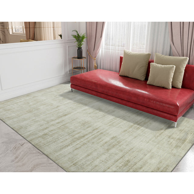 Amer Affinity Contemporary Striped Hand-Woven Sand Area Rug