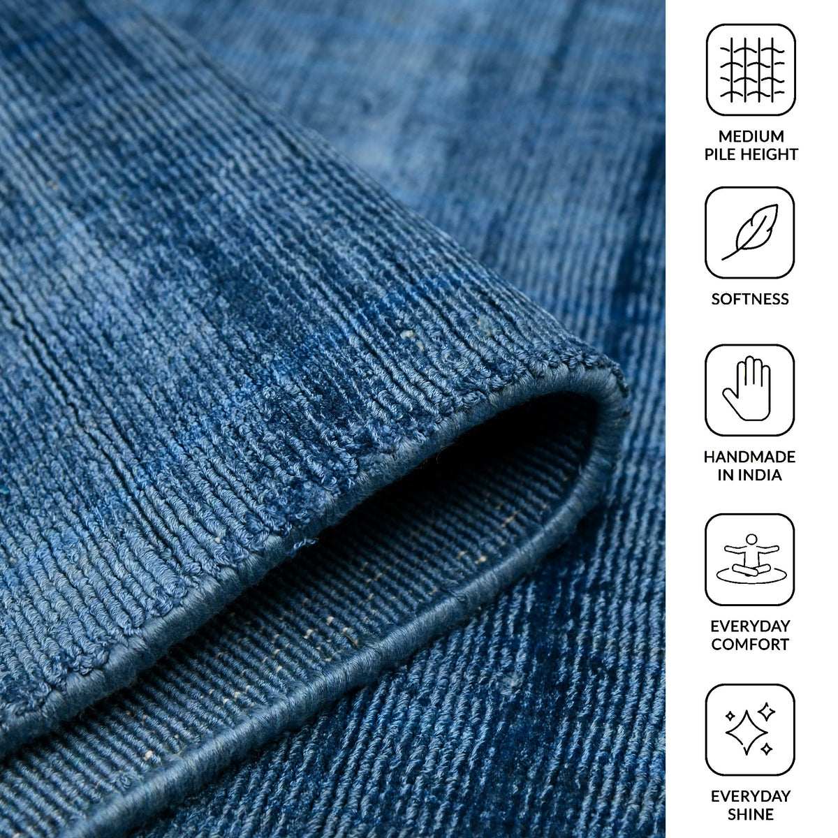 Amer Affinity AFN-7 Blue Sapphire area rug - infographic view