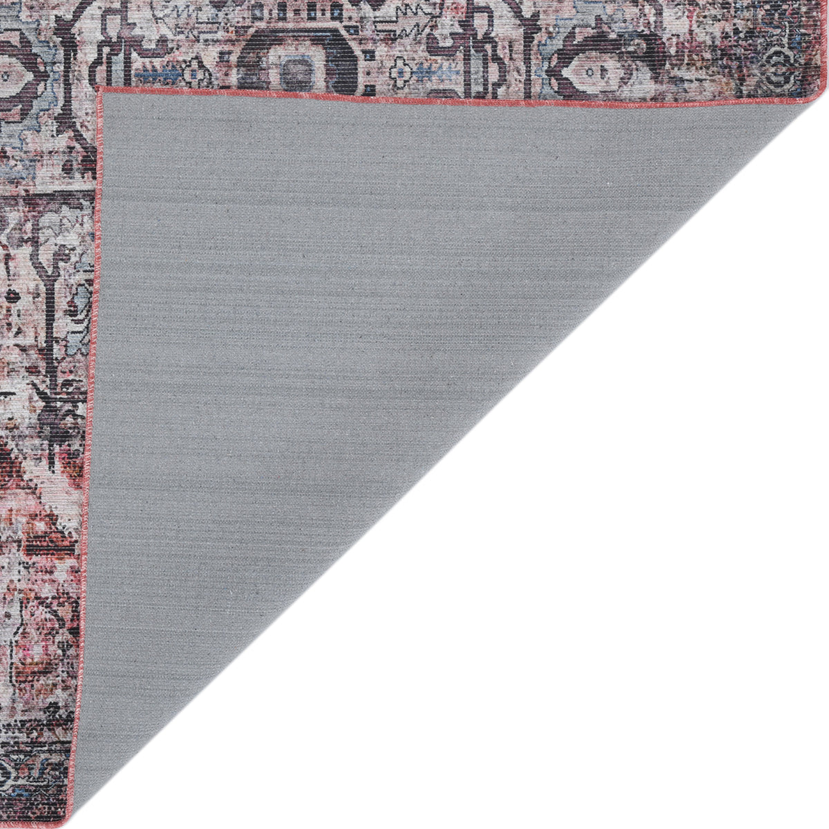 Amer Alaska ALA-1 Beige / Red area rug - back view