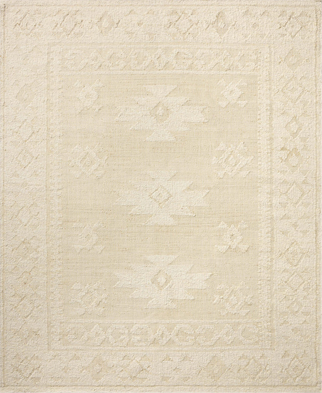 Loloi Alara ALR-01 Traditional Hand Woven Ivory, Natural Rug