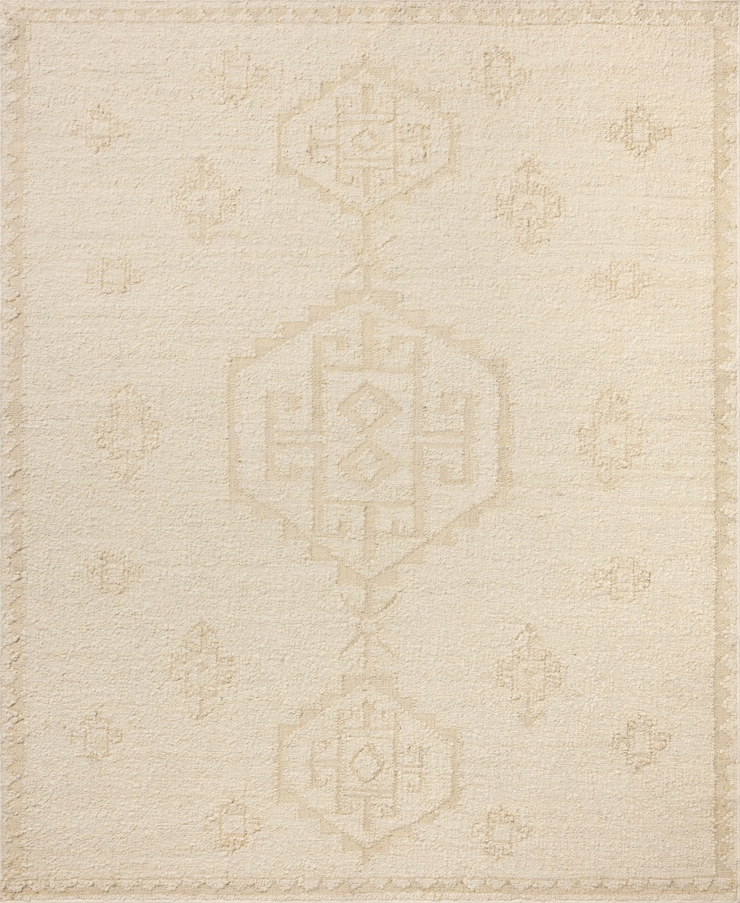 Loloi Alara ALR-02 Traditional Hand Woven Ivory, Natural Rug