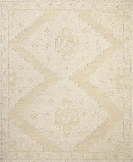 Loloi Alara ALR-03 Traditional Hand Woven Ivory, Natural Rug