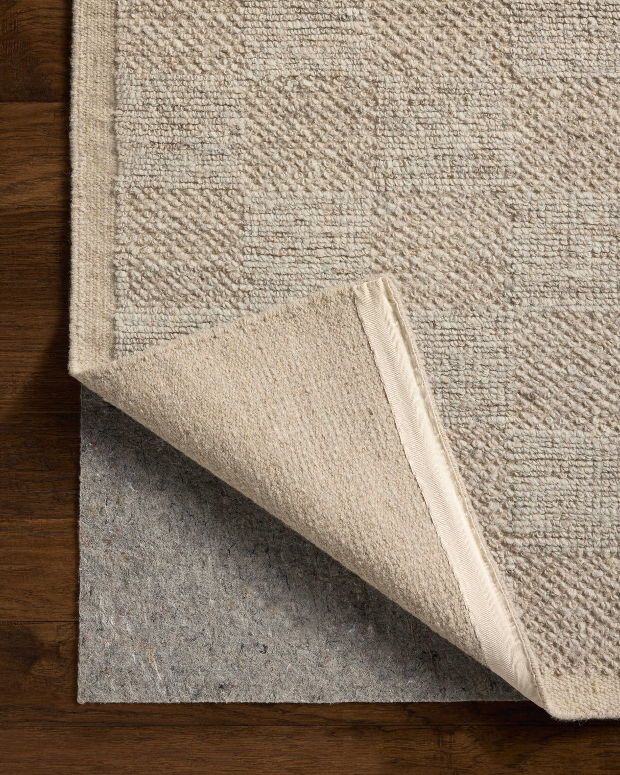 Loloi Alina ALN-01 Contemporary Hand Woven Dove Rug
