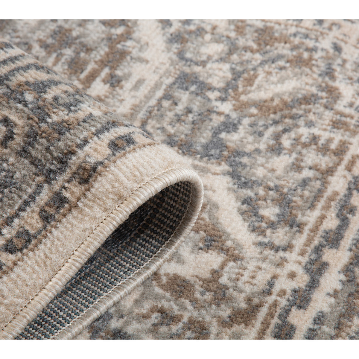 Amer Alpine ALP-11 Light Beige area rug - rolled view