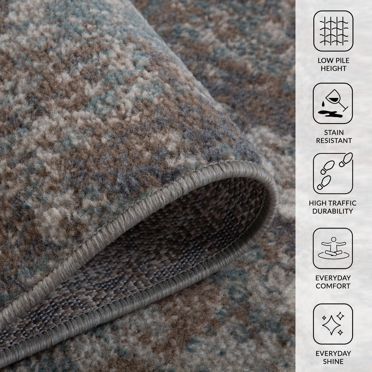 Amer Alpine ALP-2 Light Brown area rug - infographic view
