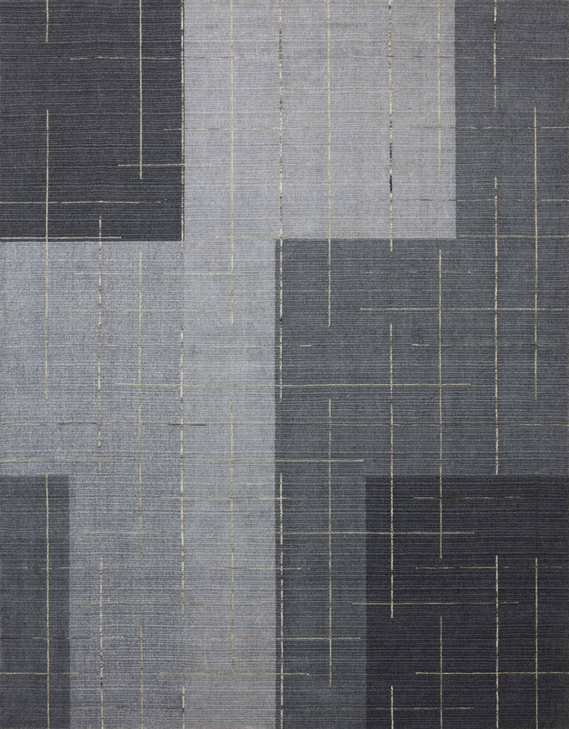 Loloi Alistair ALS-01 Contemporary Hand Loomed Slate, Natural Rug