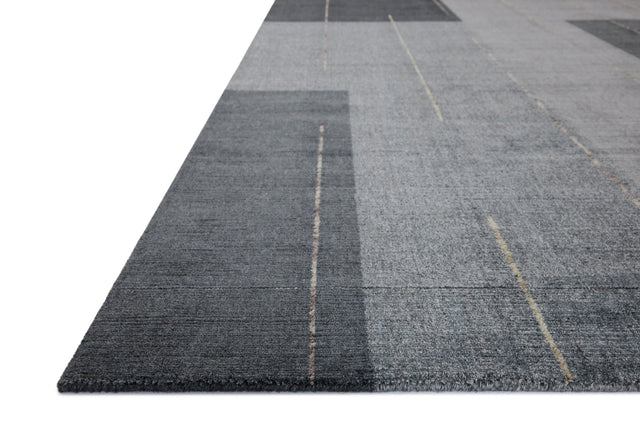 Loloi Alistair ALS-01 Contemporary Hand Loomed Slate, Natural Rug
