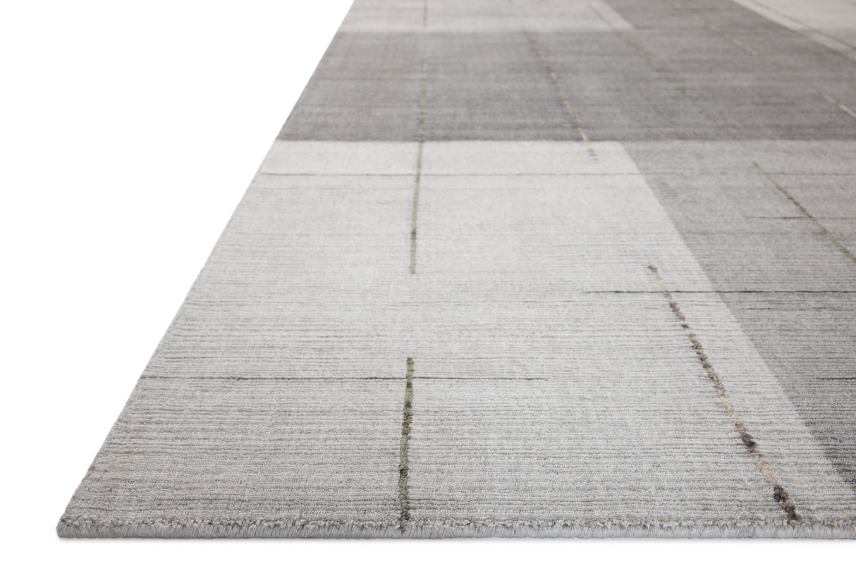 Loloi Alistair ALS-03 Contemporary Hand Loomed Grey, Olive Rug
