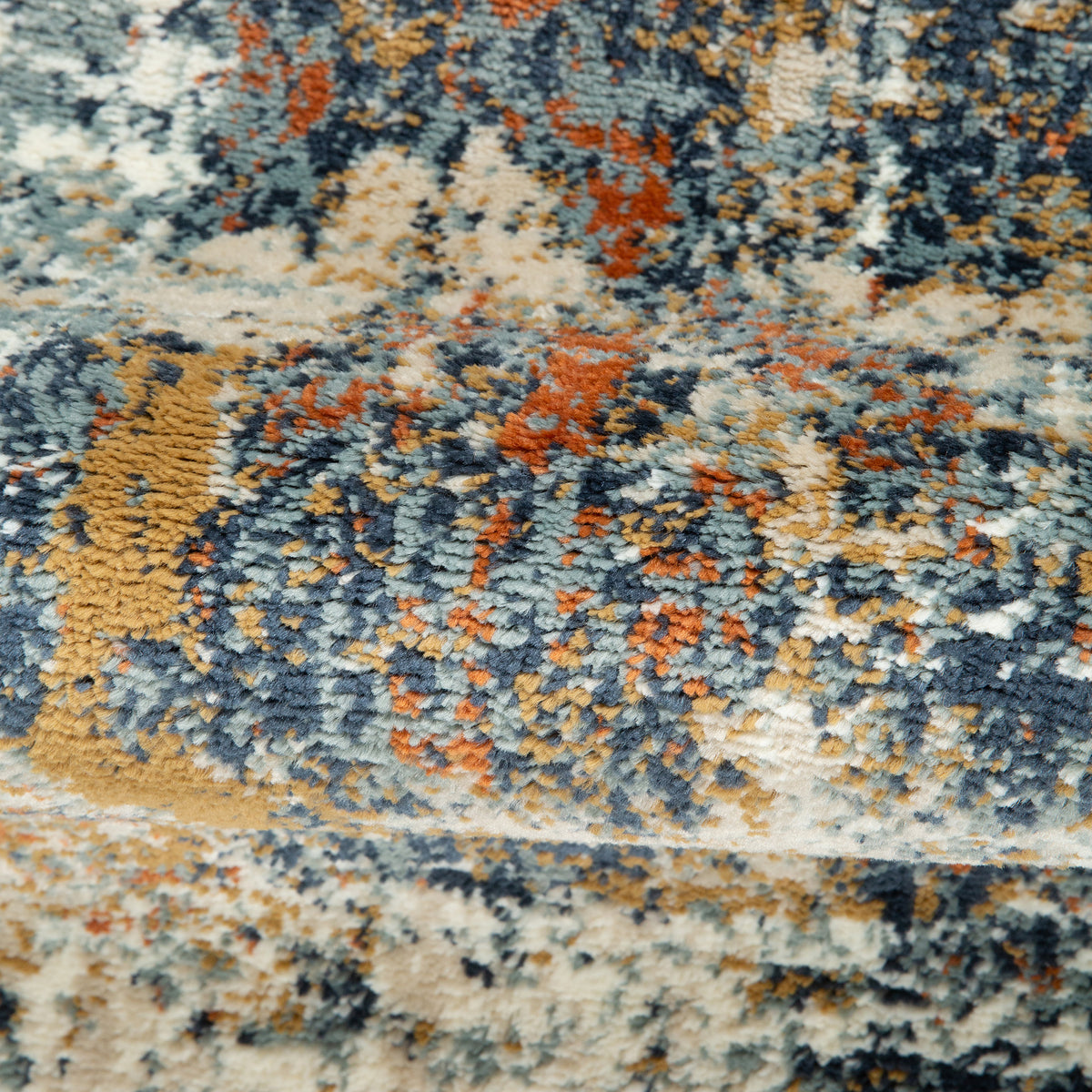 Amer Allure ALU-14 Ivory Rust area rug - color swatch view