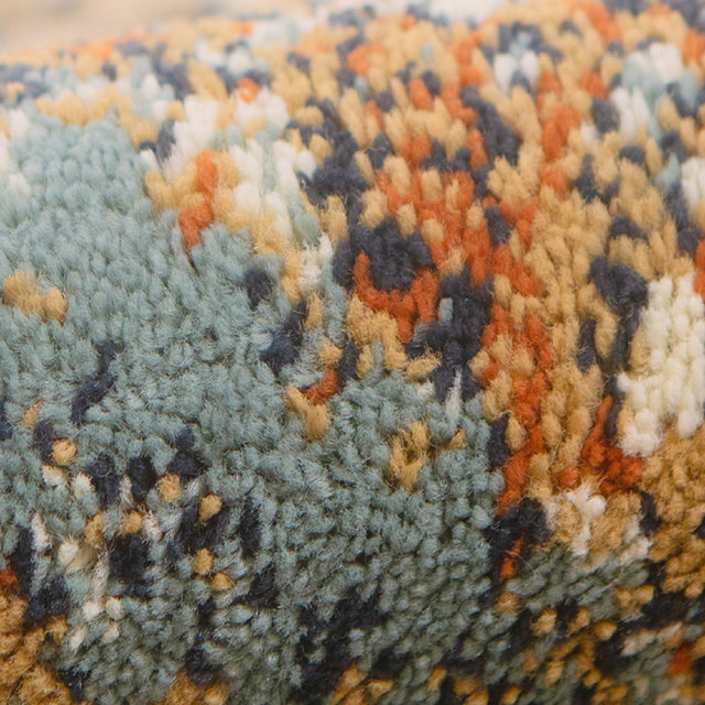 Amer Allure Contemporary Power-Loom Beige/Rust Area Rug