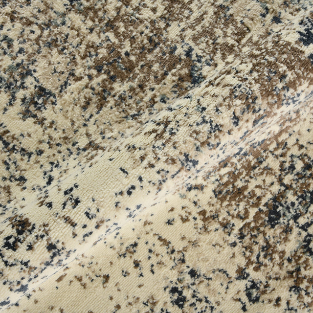 Amer Allure Contemporary Power-Loom Gray Blue Area Rug