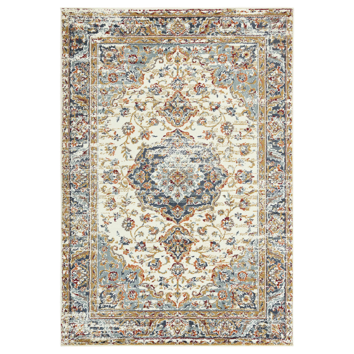 Amer Allure ALU-3 Ivory / Navy Blue area rug - product view