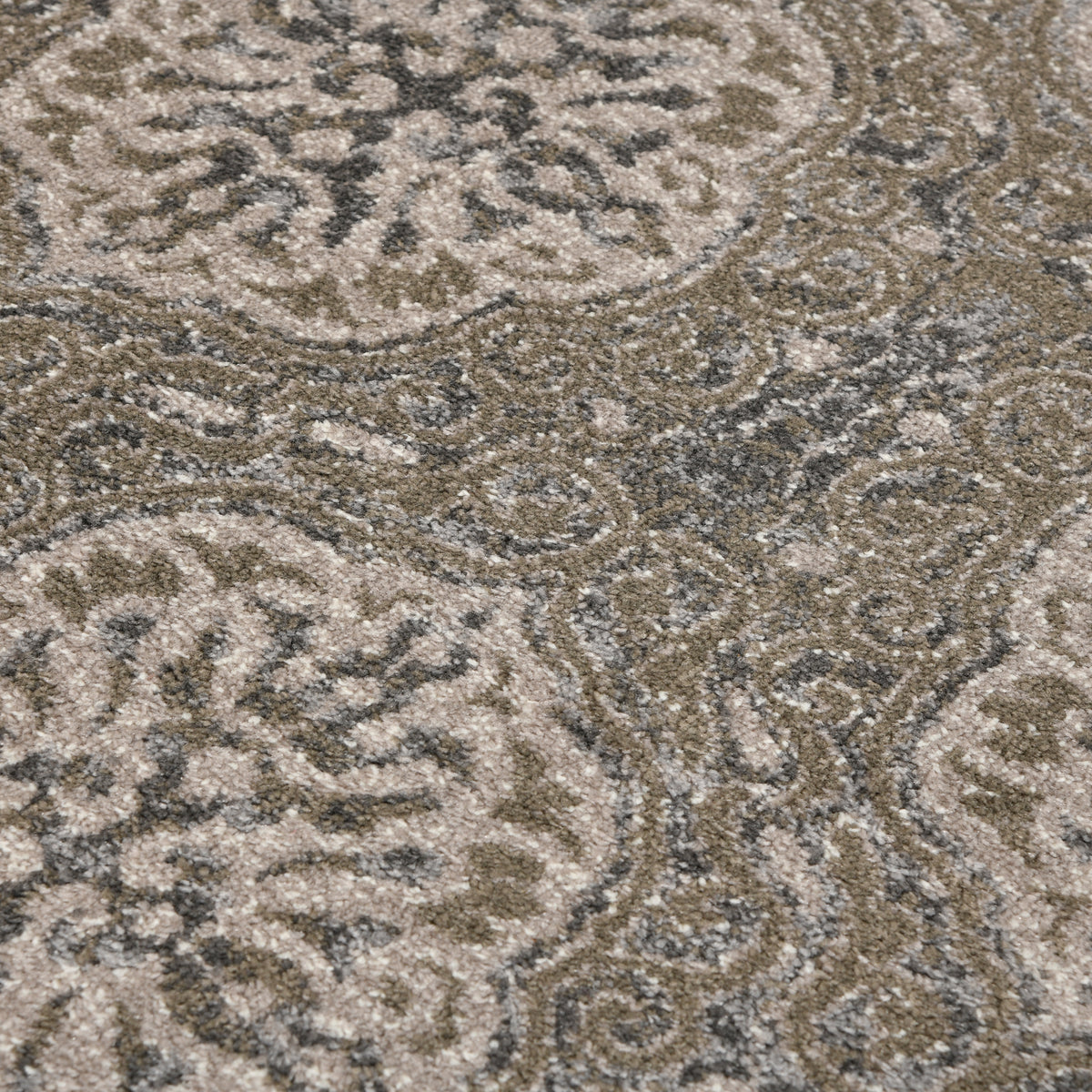 Amer Alexandria ALX-11 Walnut area rug - close-up view