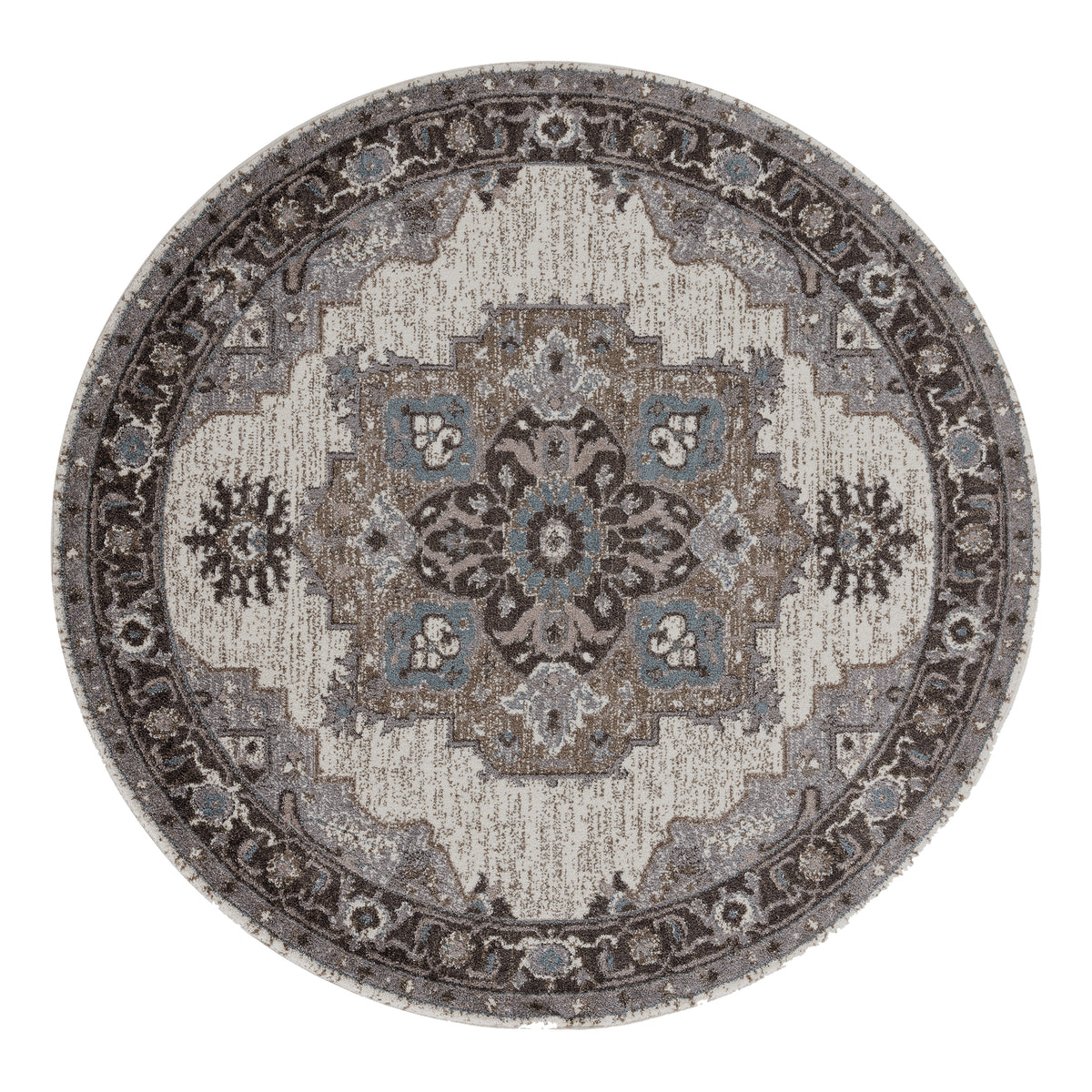 Amer Alexandria ALX-51 Ivory / Stone Gray area rug - product view