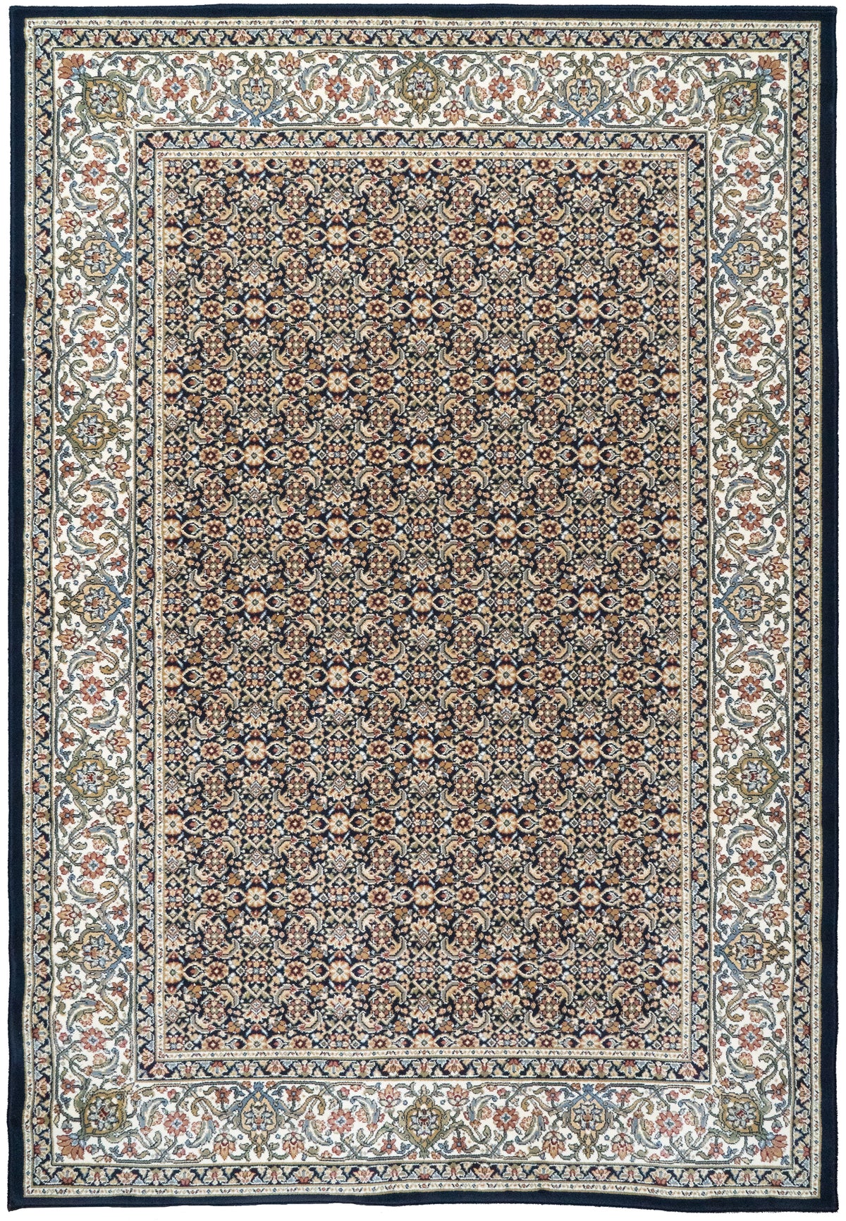 Dynamic Rugs Ancient Garden 57011 Navy Rugs - rectangular rug view
