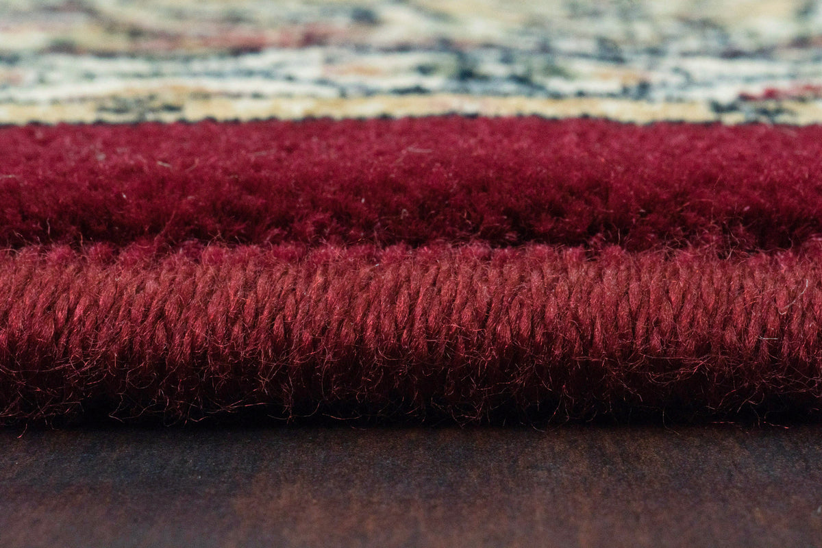 Dynamic Rugs Ancient Garden 57090 Red Rugs - pile detail