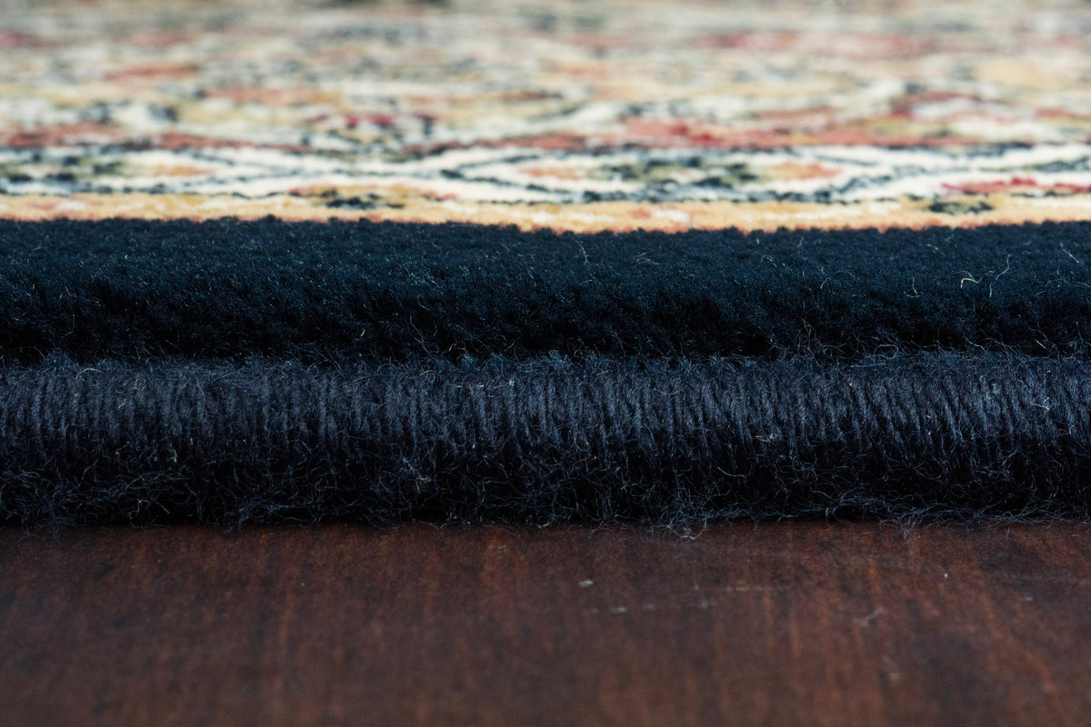Dynamic Rugs Ancient Garden 57090 Navy Rugs - pile detail