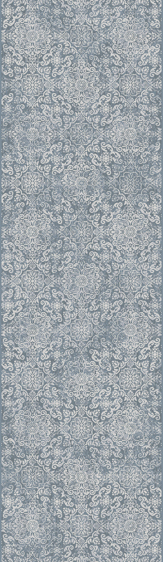 Dynamic Rugs Ancient Garden 57162 Lt.Blue Rugs - runner view