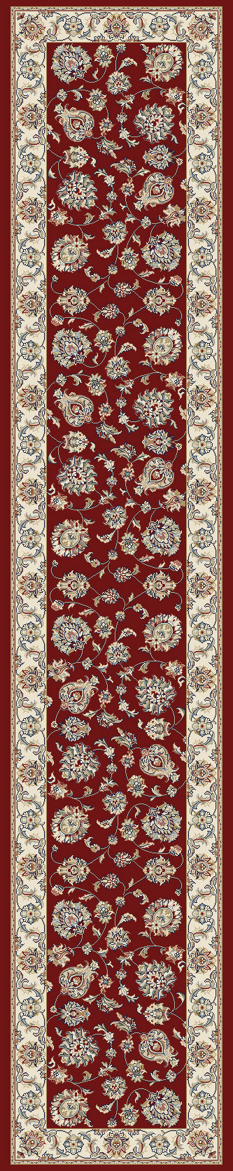 Dynamic Rugs Ancient Garden 57365 Red / Ivory Rugs - runner view