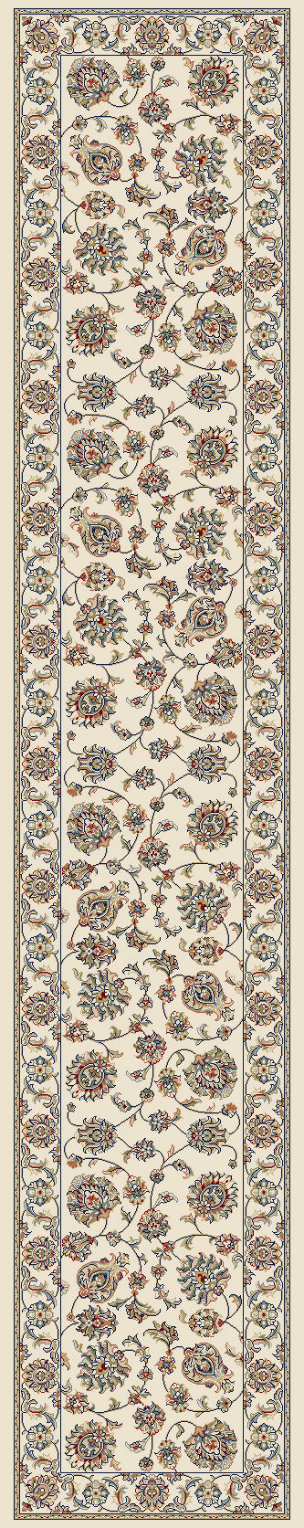Dynamic Rugs Ancient Garden 57365 Ivory Rugs - runner view