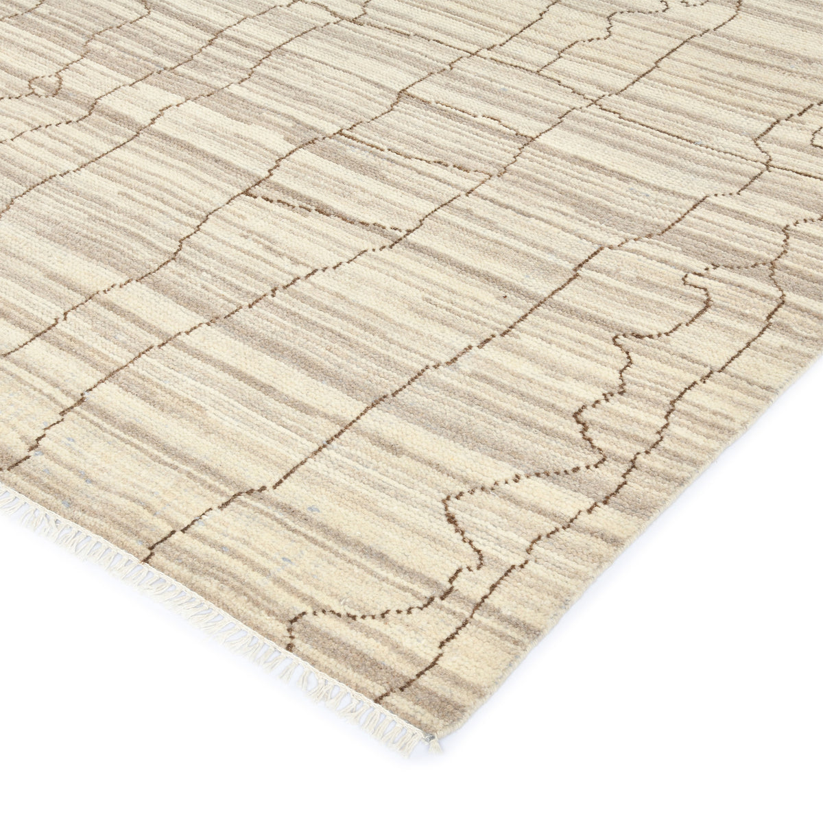 Amer Anna ANN-6 Beige area rug - corner view