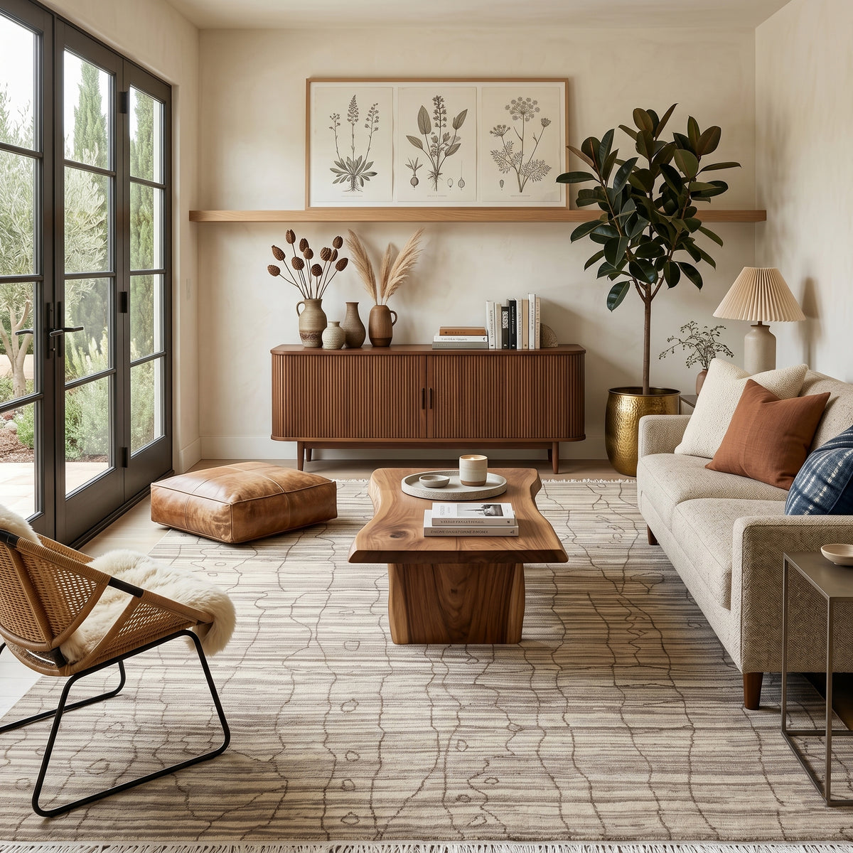 Amer Anna ANN-6 Beige area rug - lifestyle view