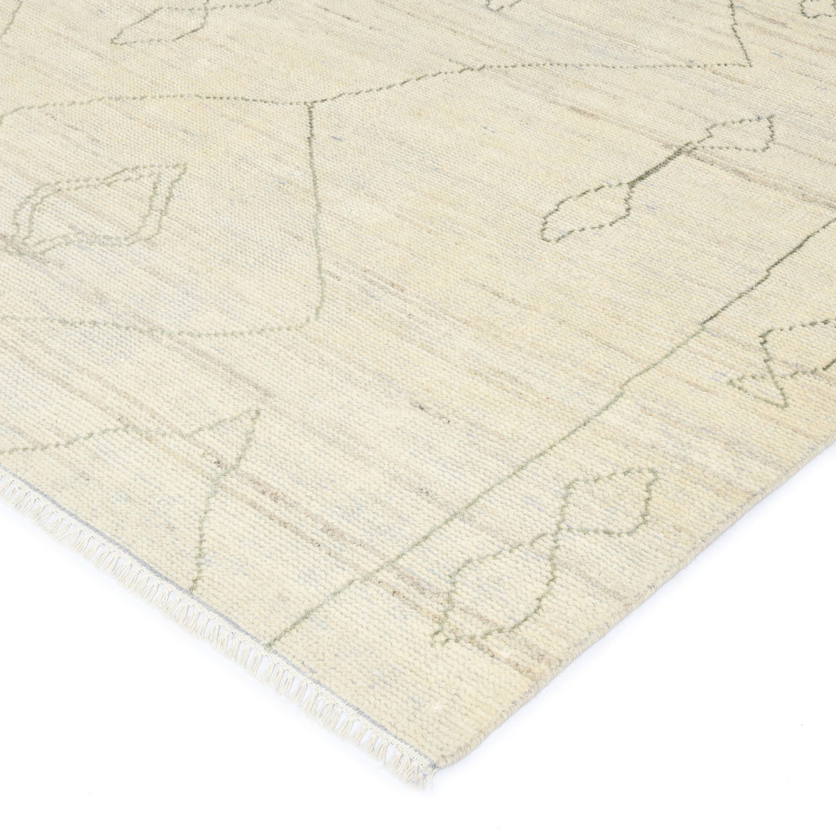 Amer Anna ANN-8 Ivory area rug - corner view
