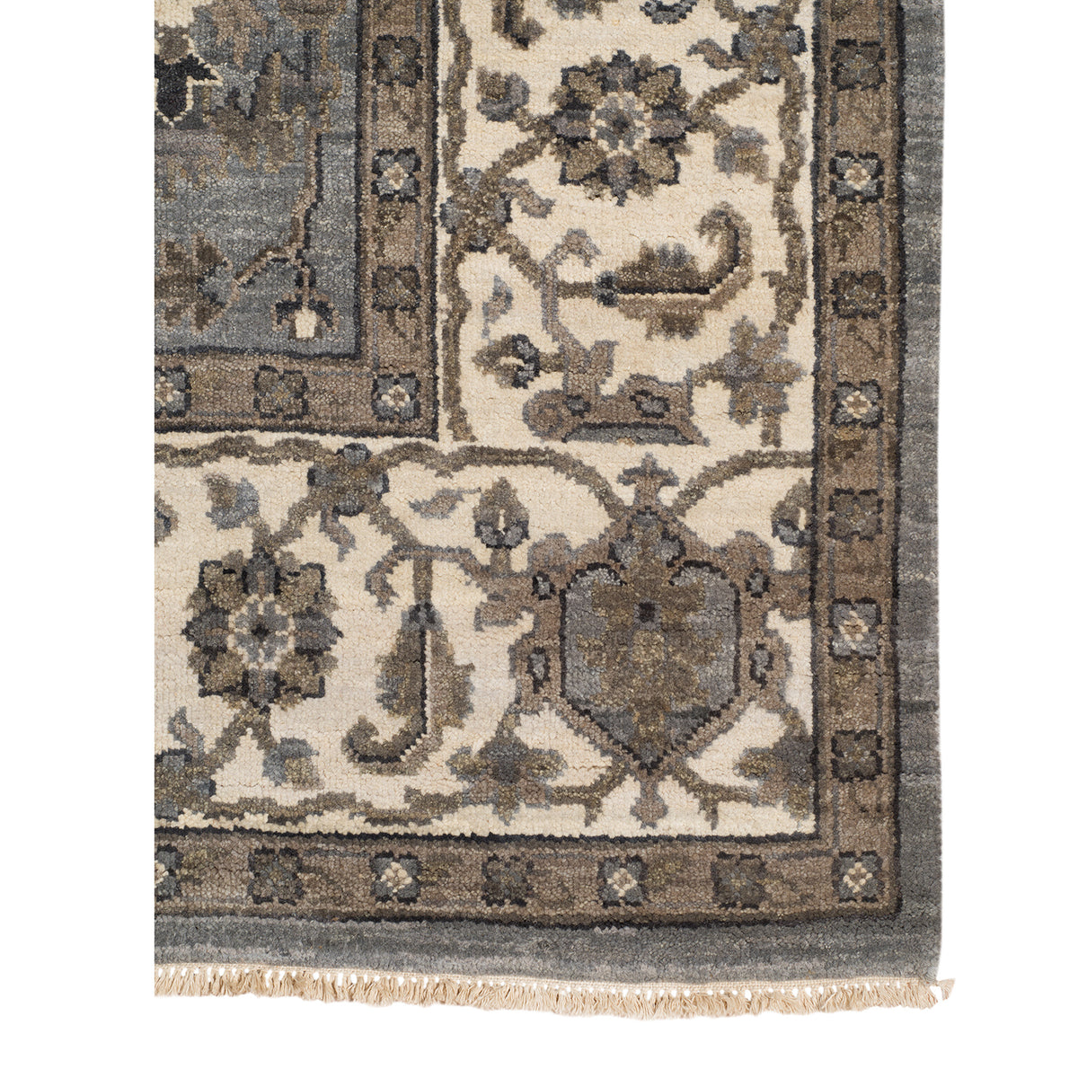 Amer Antiquity ANQ-11 Gray area rug - corner view