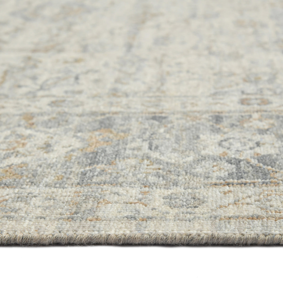 Amer Antiquity ANQ-53 Ivory area rug - profile view