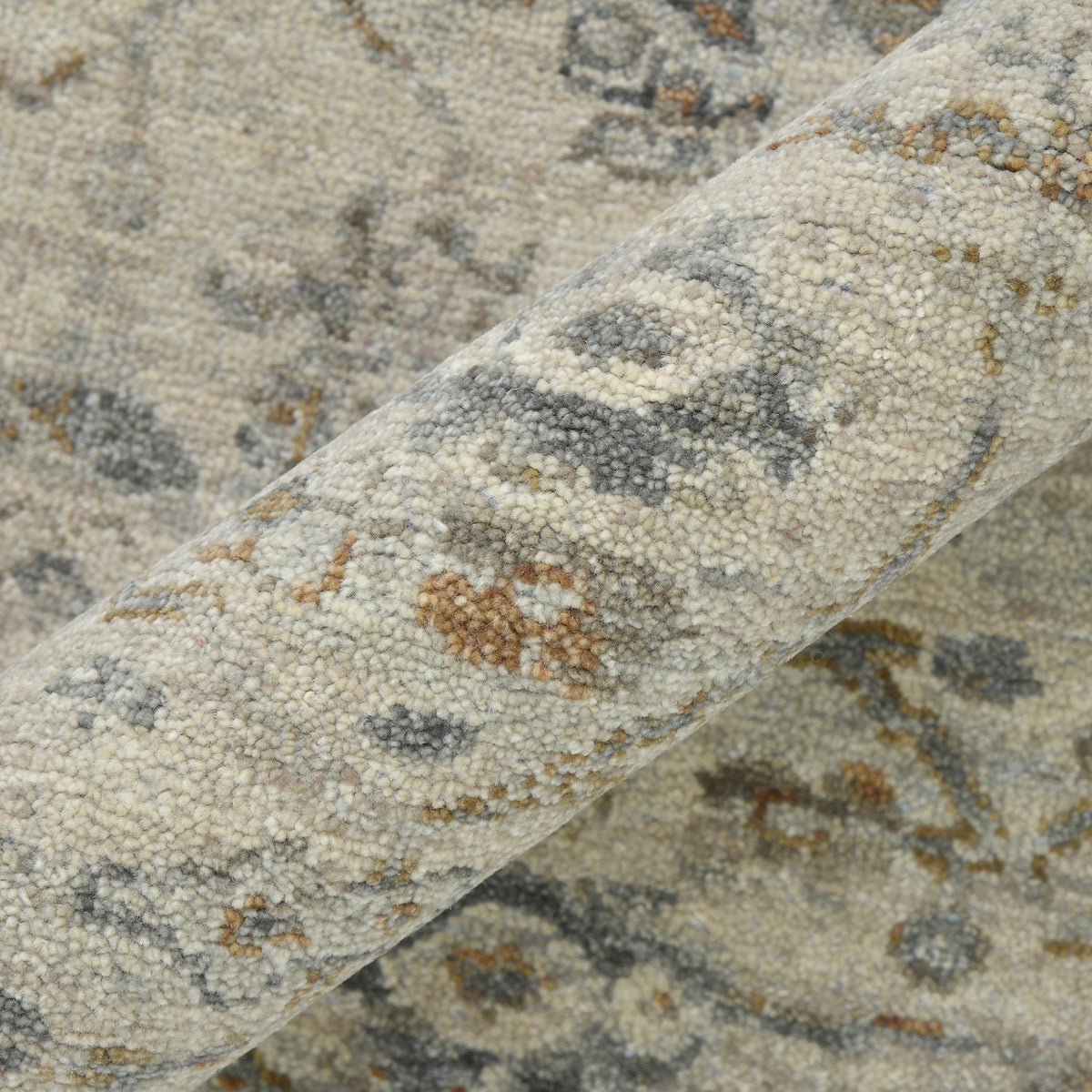 Amer Antiquity ANQ-53 Ivory area rug - color swatch view