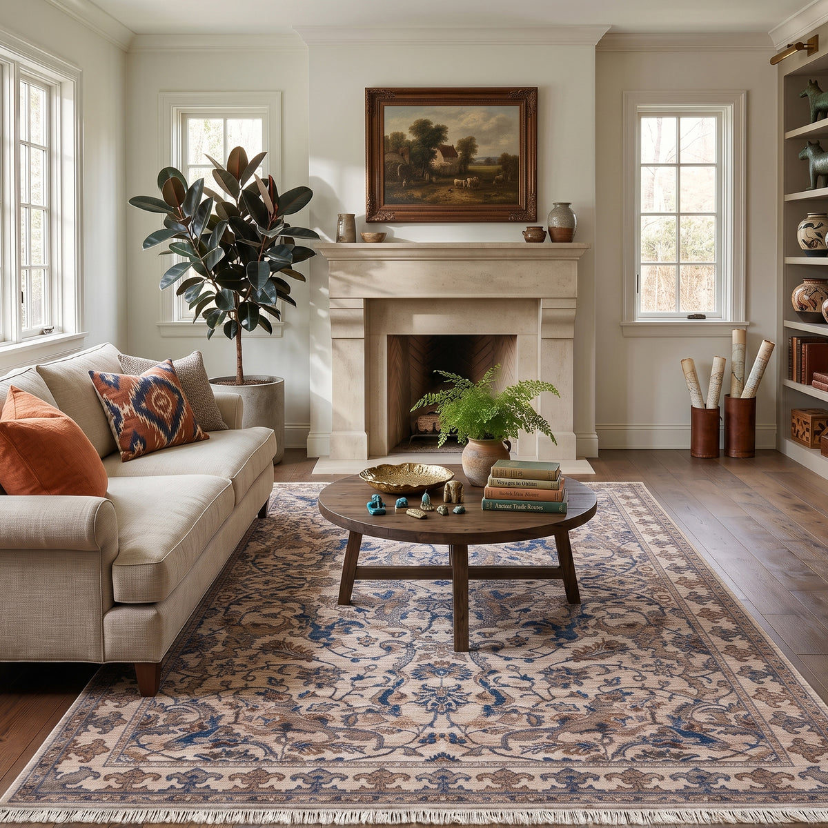 Amer Arcadia ARC-1 Ivory area rug - lifestyle view