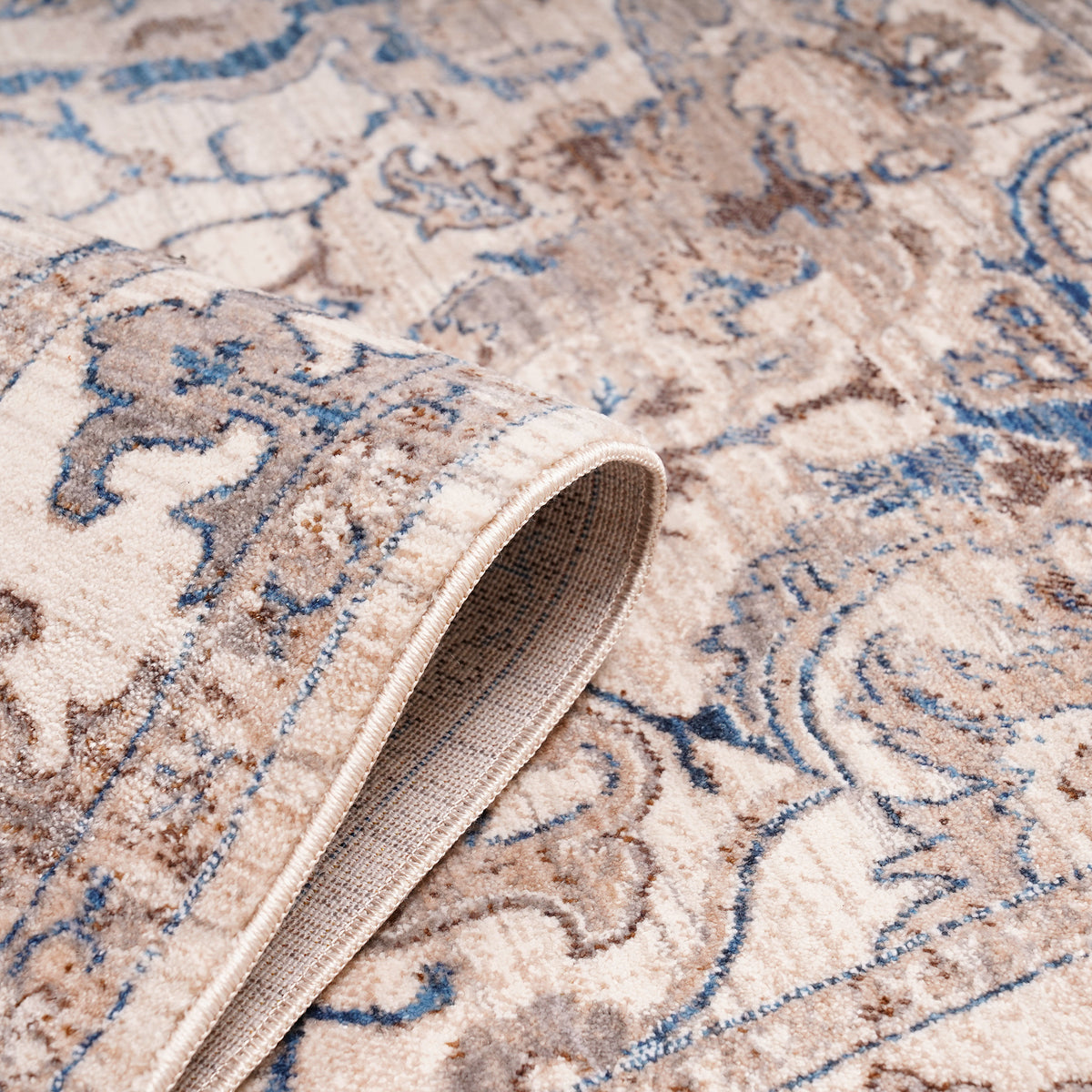 Amer Arcadia ARC-1 Ivory area rug - rolled view