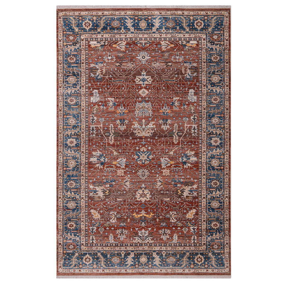 Amer Arcadia ARC-3 Red / Navy area rug - product view