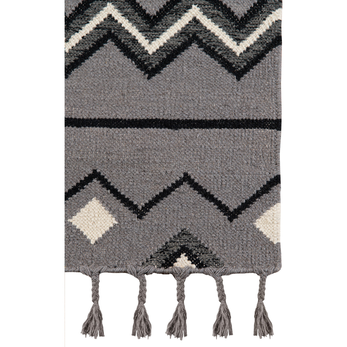 Amer Artifacts ARI-2 Dove Gray area rug - corner view