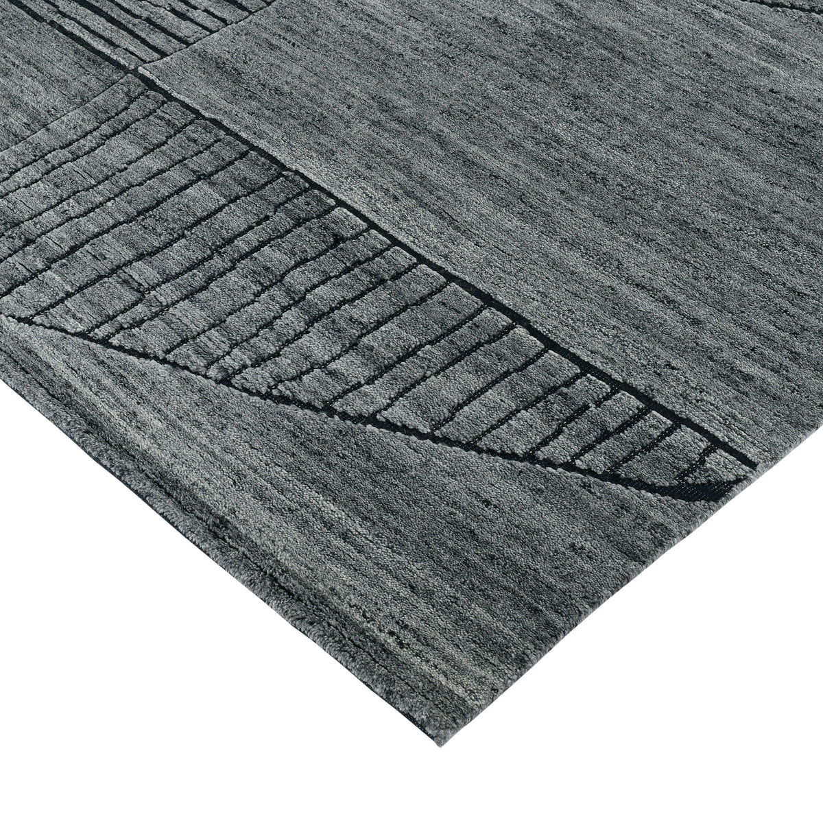 Amer Arlington ARL-2 Gray area rug - corner view