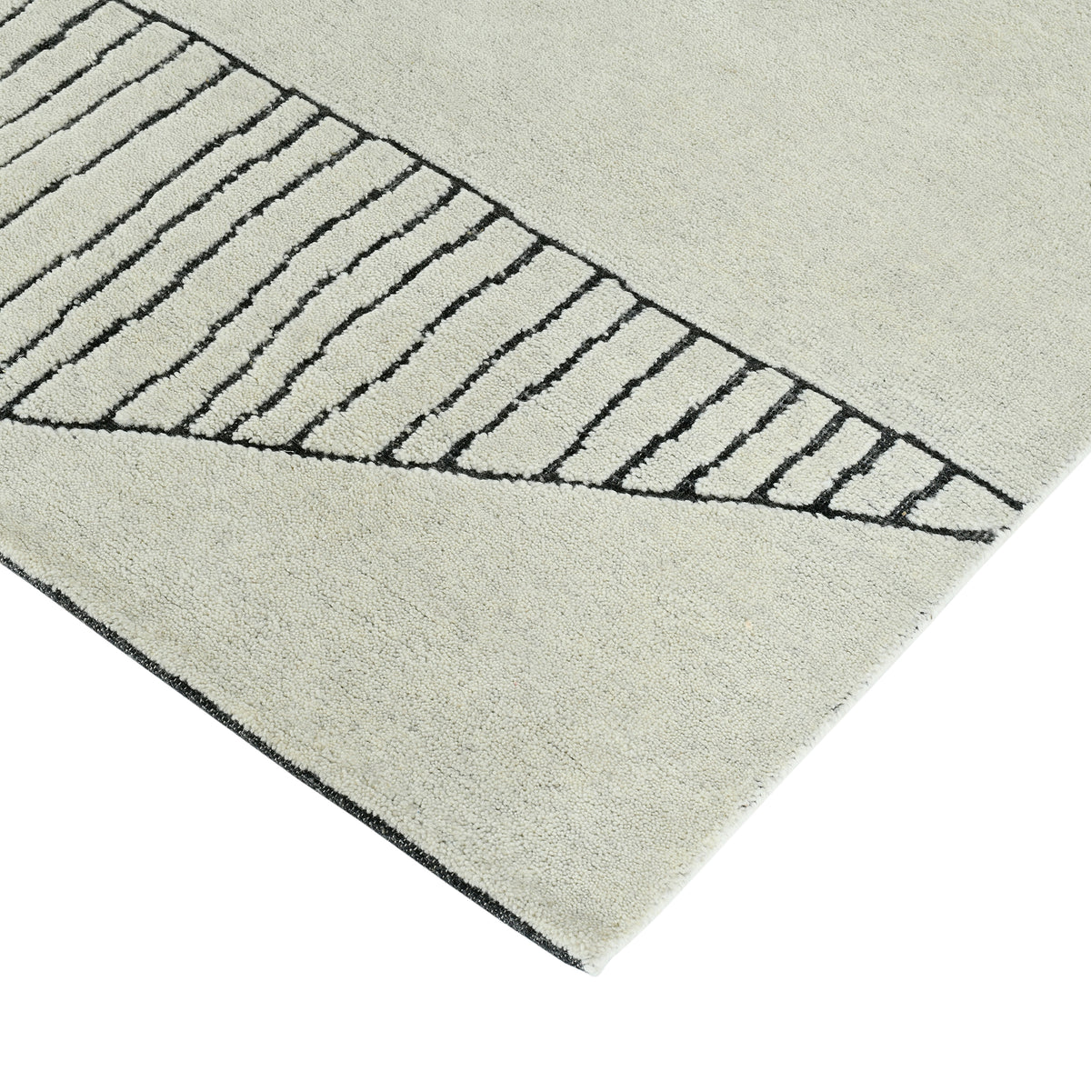 Amer Arlington ARL-3 Ivory area rug - corner view