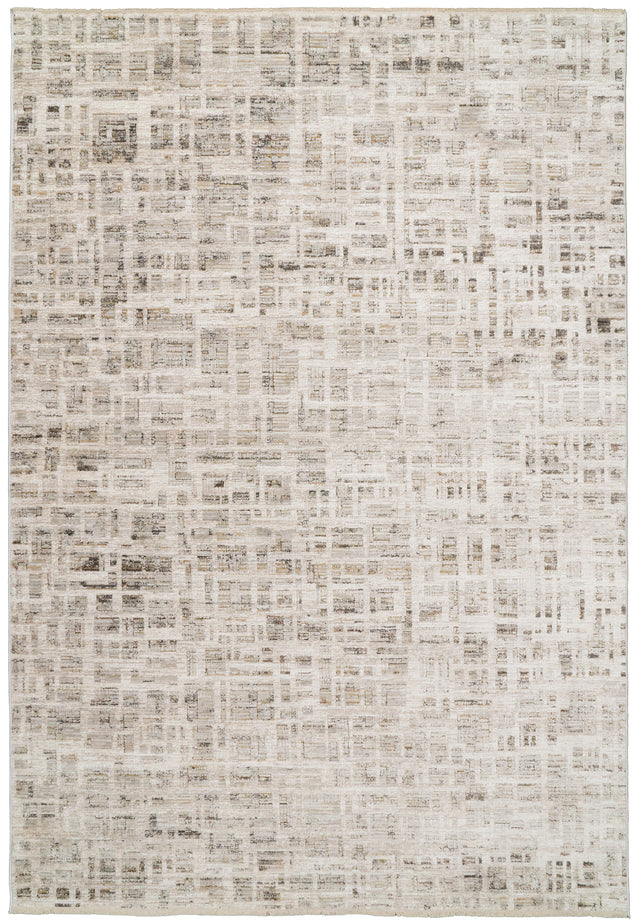 Dynamic Rugs Artemis 17552 Power Loomed Modern Beige/Grey Rug