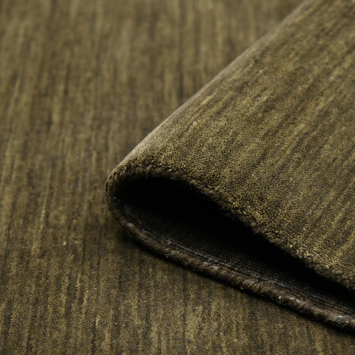 Amer Arizona ARZ-1 Chocolate area rug - rolled view