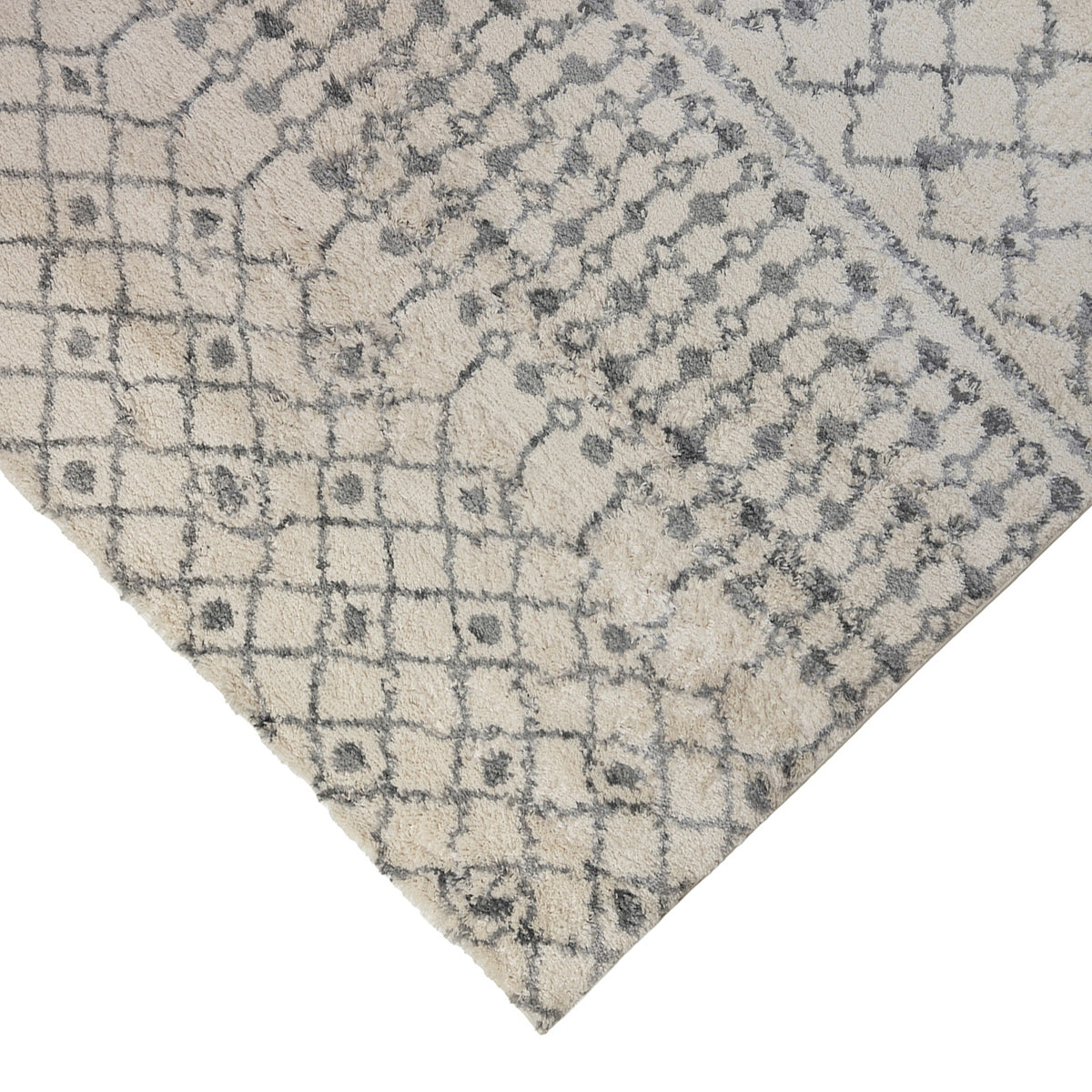 Amer Aspen ASP-1 Ivory area rug - corner view