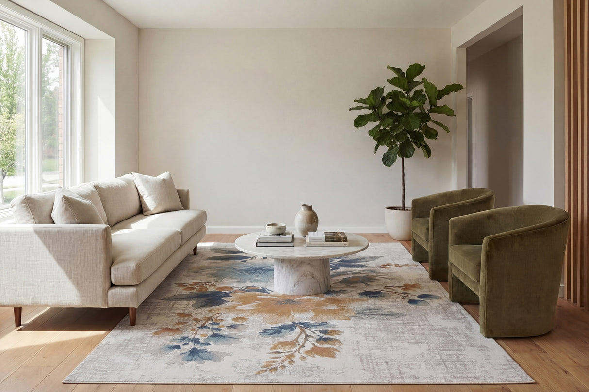 Dynamic Rugs Aspire 11361 Power Loomed Contemporary Cream/Multi Rug