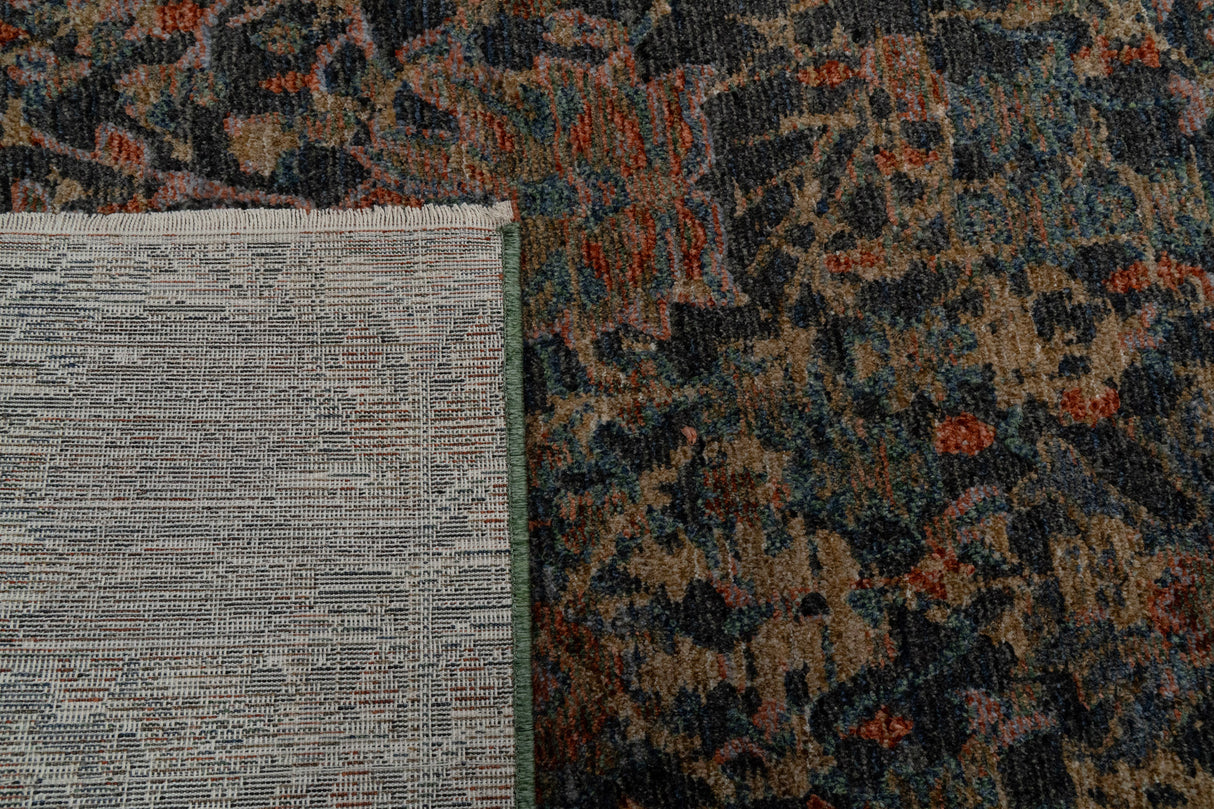 Dynamic Rugs Atlanta 11761 Power Loomed Traditional Navy/Multi Rug