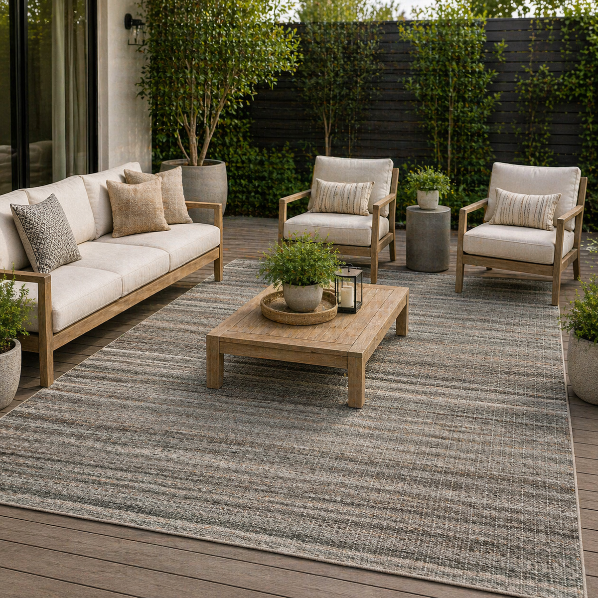 Amer Atlantic ATN-6 Brown area rug - lifestyle view