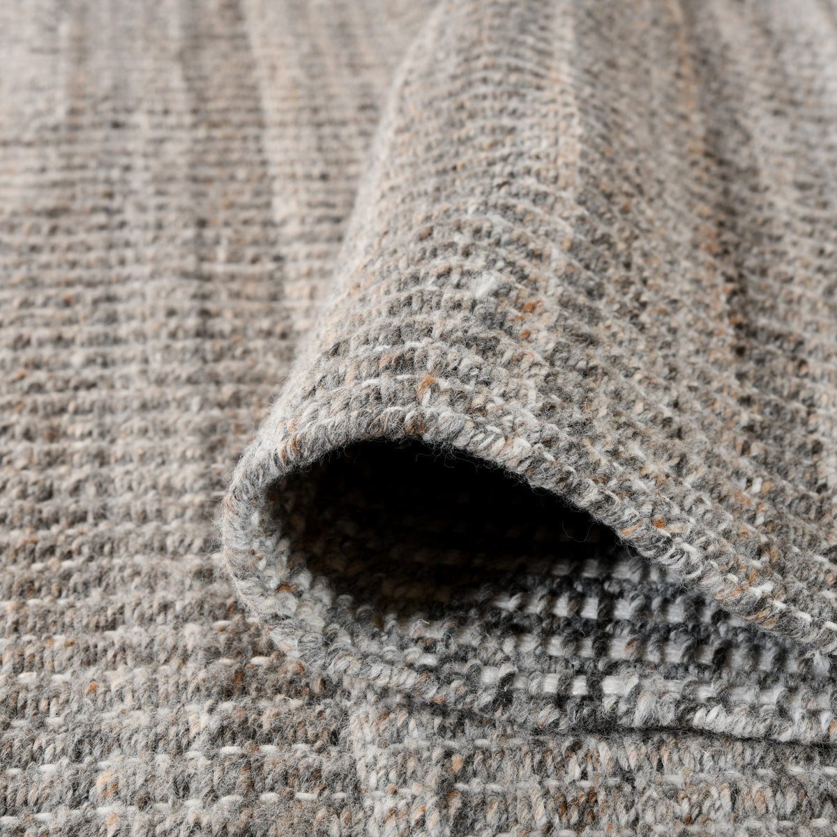 Amer Atlantic ATN-6 Brown area rug - rolled view