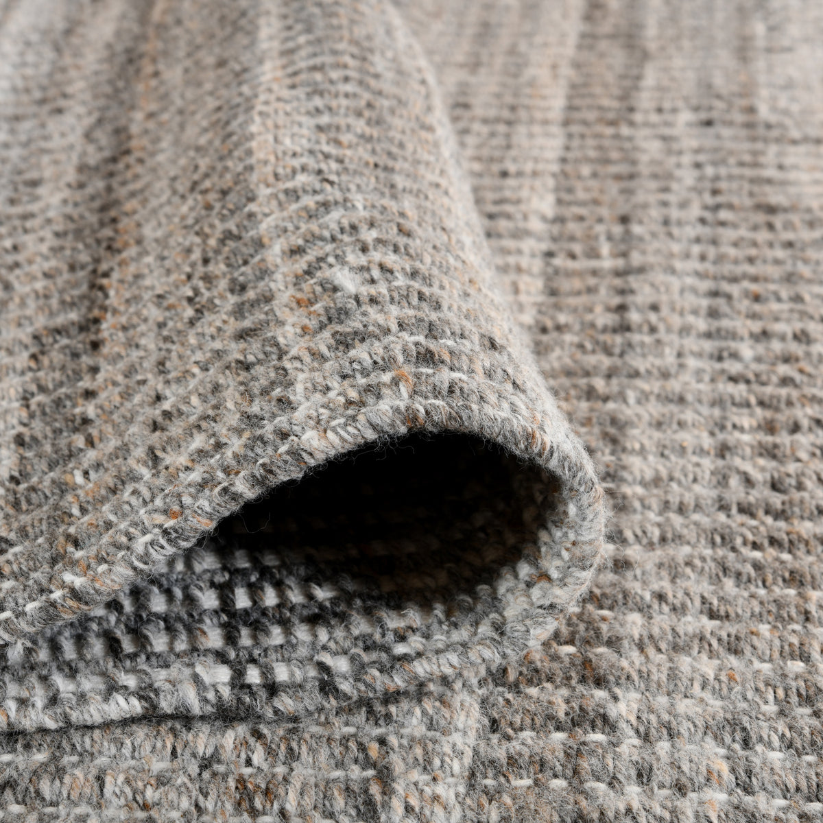 Amer Atlantic ATN-6 Brown area rug - rolled view
